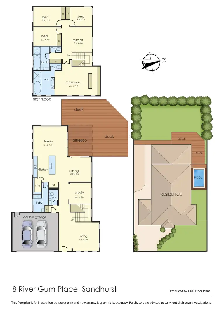 Floorplan of Homely house listing, 8 River Gum Place, Sandhurst VIC 3977