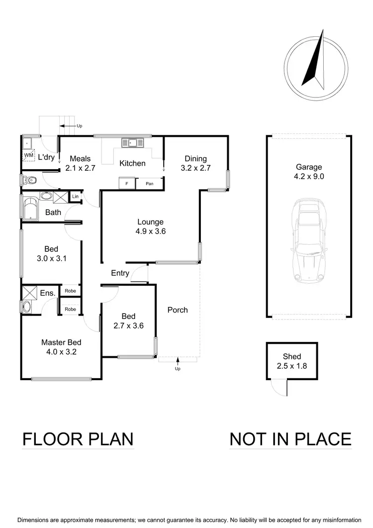 Floorplan of Homely house listing, 5 Benmore Place, Wantirna VIC 3152
