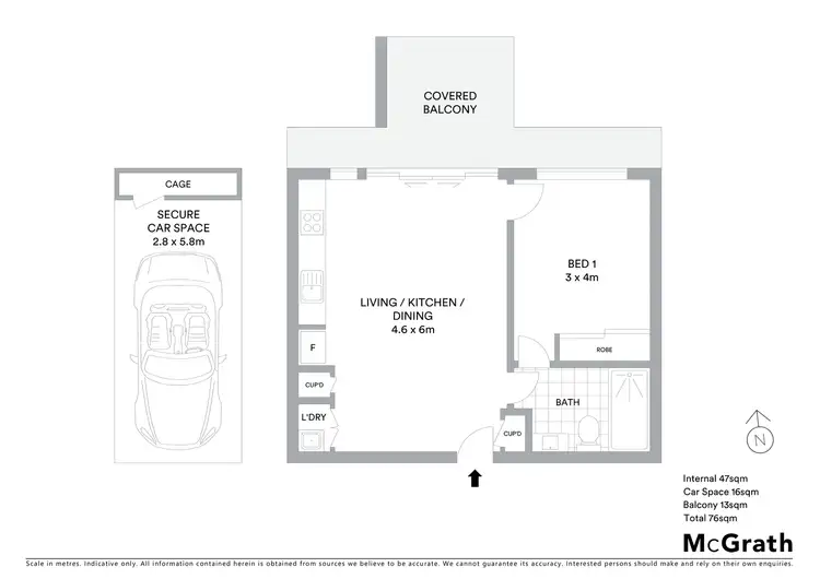 Floorplan of Homely unit listing, 72/8 Starling Street, Buderim QLD 4556