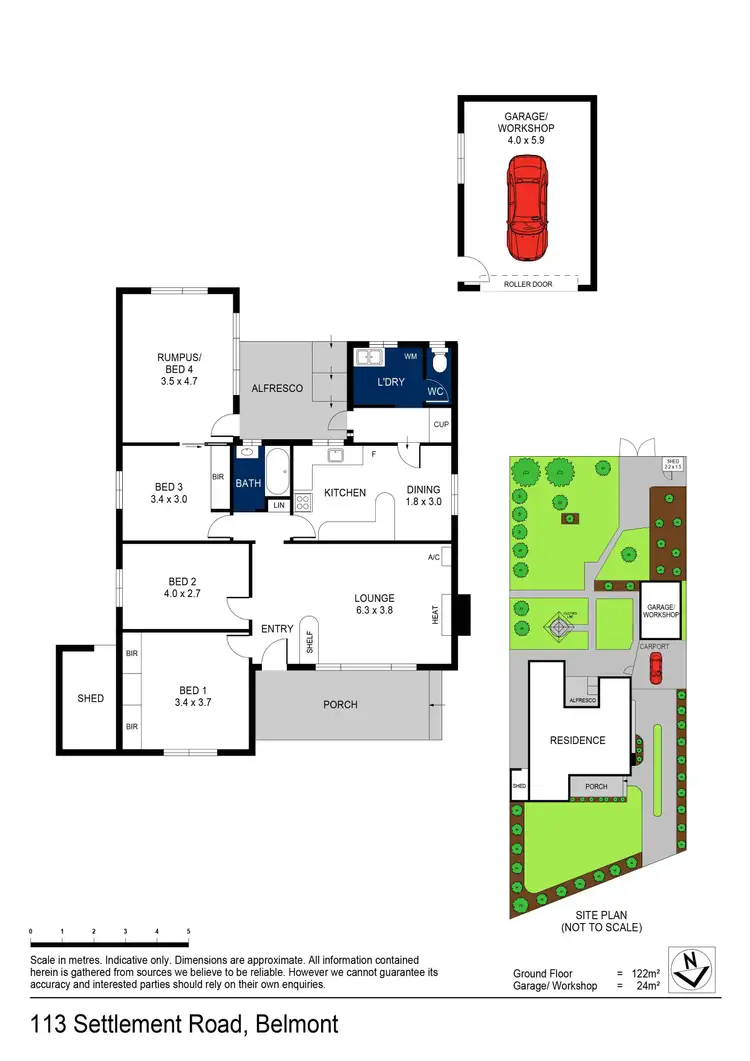 Floorplan of Homely house listing, 113 Settlement Road, Belmont VIC 3216