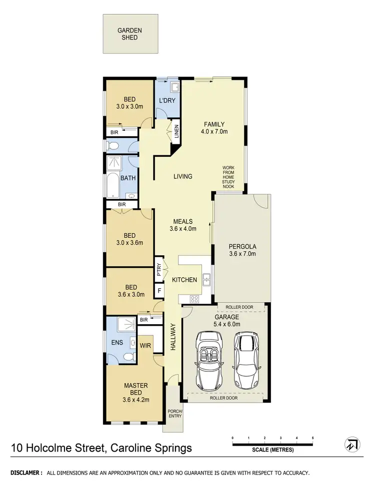 Floorplan of Homely house listing, 10 Holcolme Street, Caroline Springs VIC 3023