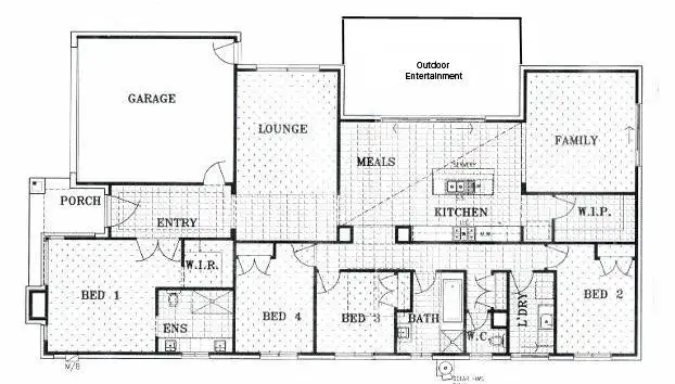 Floorplan of Homely house listing, 4 Maribyrnong Court, Red Cliffs VIC 3496