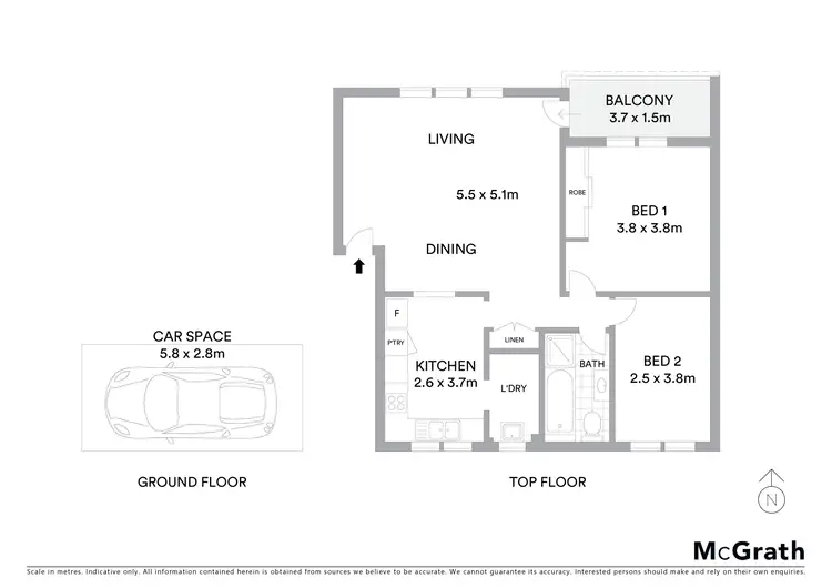Floorplan of Homely unit listing, 11/9 Curtis Street, Caringbah NSW 2229