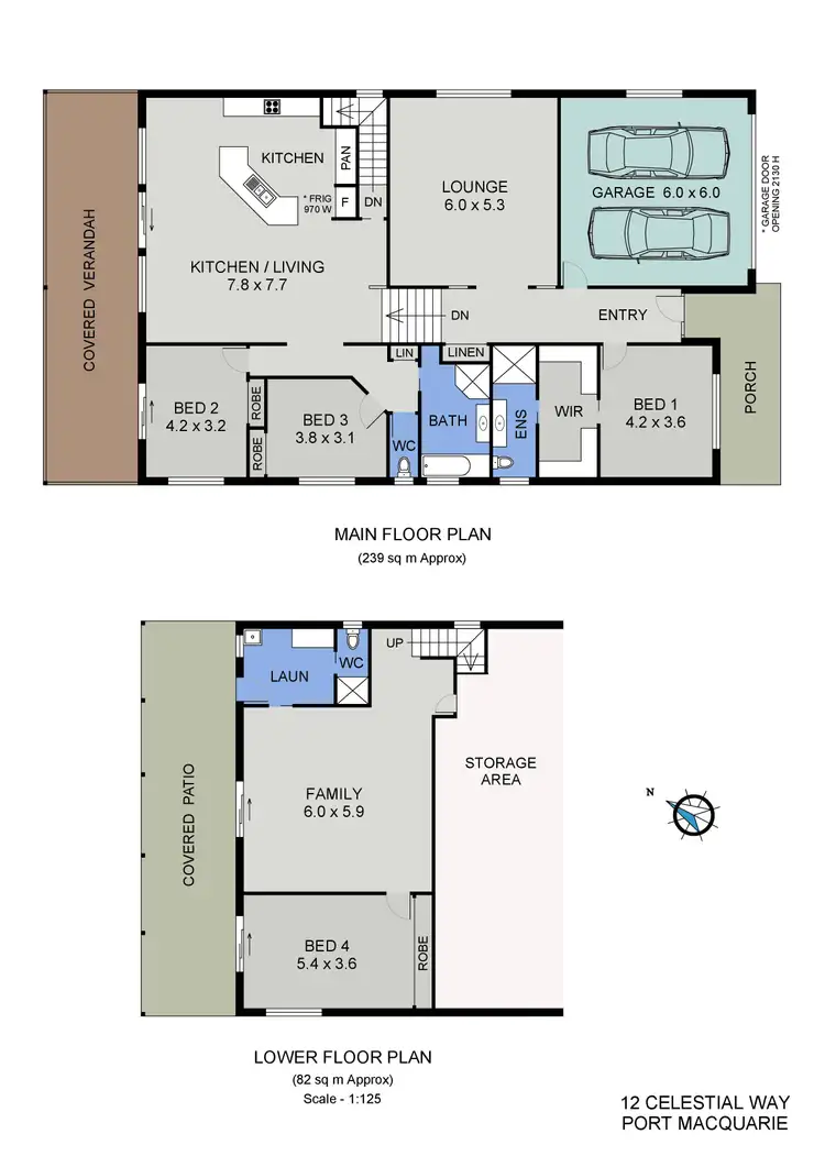 Floorplan of Homely house listing, 12 Celestial Way, Port Macquarie NSW 2444