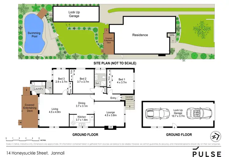 Floorplan of Homely house listing, 14 Honeysuckle Street, Jannali NSW 2226