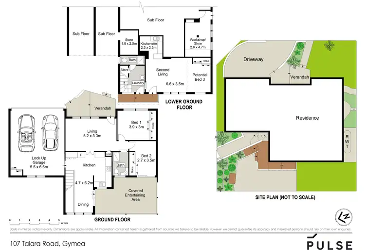 Floorplan of Homely house listing, 107 Talara Road, Gymea NSW 2227