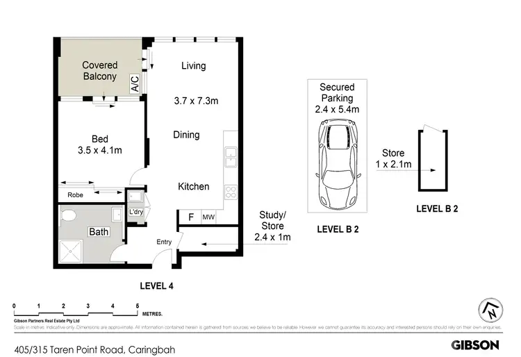 Floorplan of Homely apartment listing, 405/315 Taren Point Road, Caringbah NSW 2229