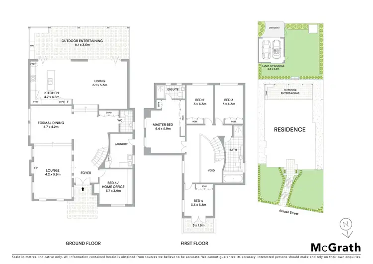 Floorplan of Homely house listing, 22 Abigail Street, Hunters Hill NSW 2110