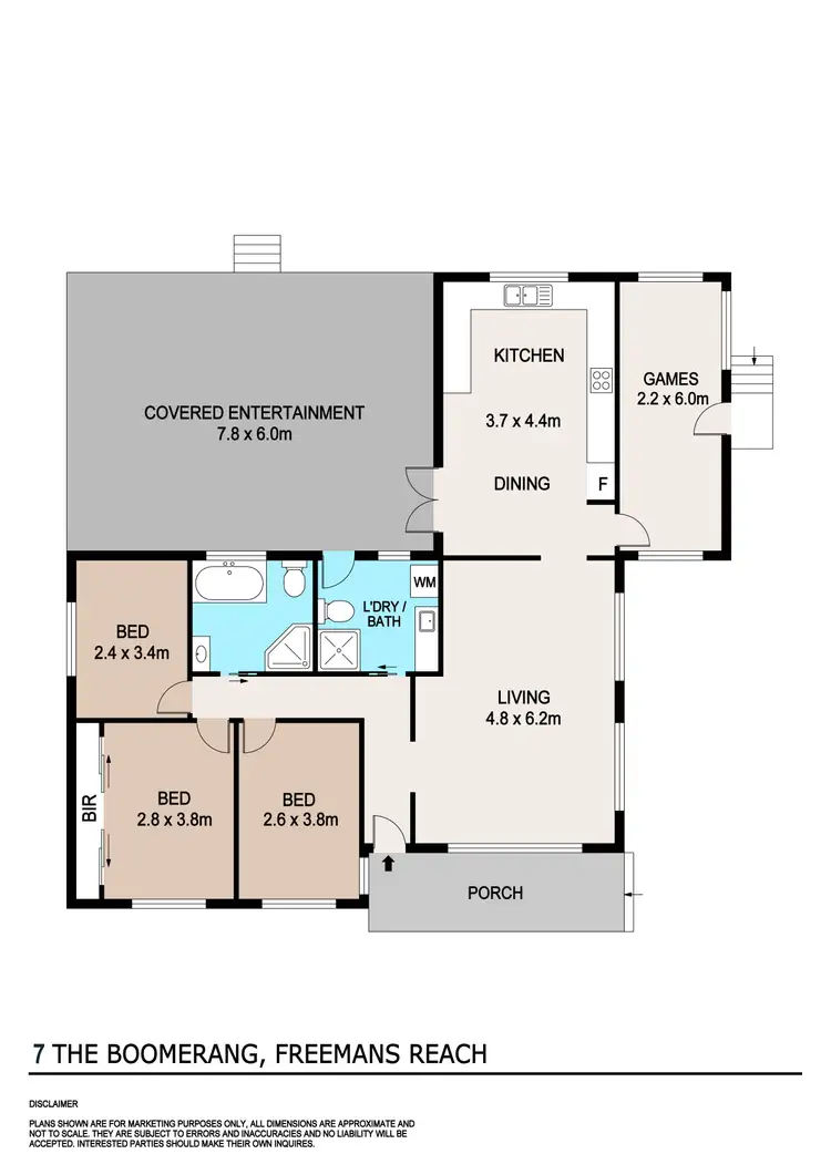 Floorplan of Homely house listing, 7 The Boomerang, Freemans Reach NSW 2756