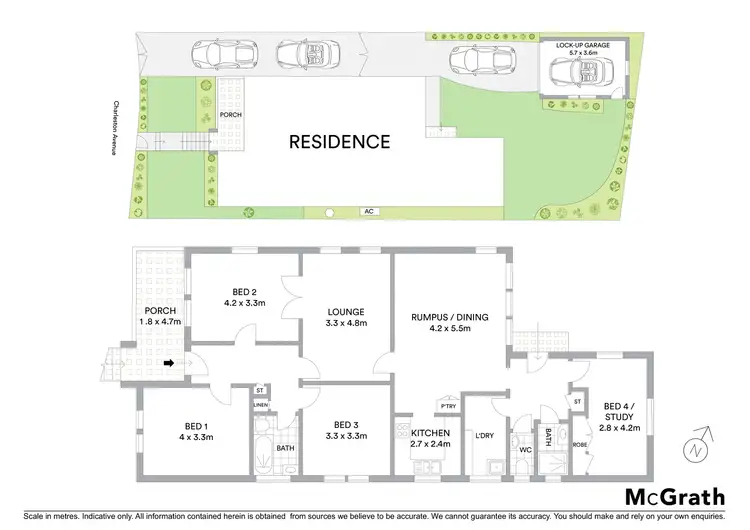 Floorplan of Homely house listing, 6 Charleston Avenue, Earlwood NSW 2206