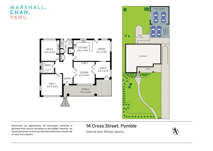 Floorplan of Homely house listing, 14 Cross Street, Pymble NSW 2073