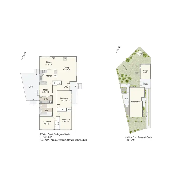 Floorplan of Homely house listing, 8 Vistula Court, Springvale South VIC 3172