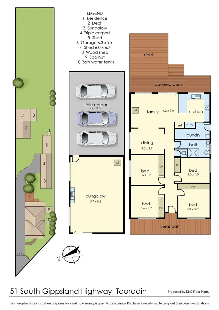 Floorplan of Homely house listing, 51 South Gippsland Highway, Tooradin VIC 3980