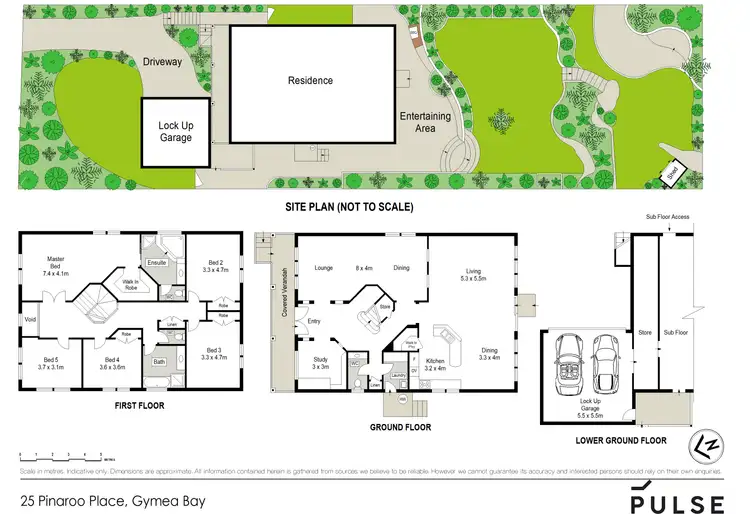Floorplan of Homely house listing, 25 Pinaroo Place, Gymea Bay NSW 2227
