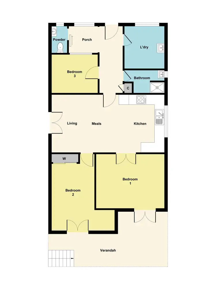 Floorplan of Homely house listing, 297 Duggan Street, Brown Hill VIC 3350
