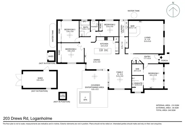 Floorplan of Homely house listing, 203 Drews Road, Loganholme QLD 4129
