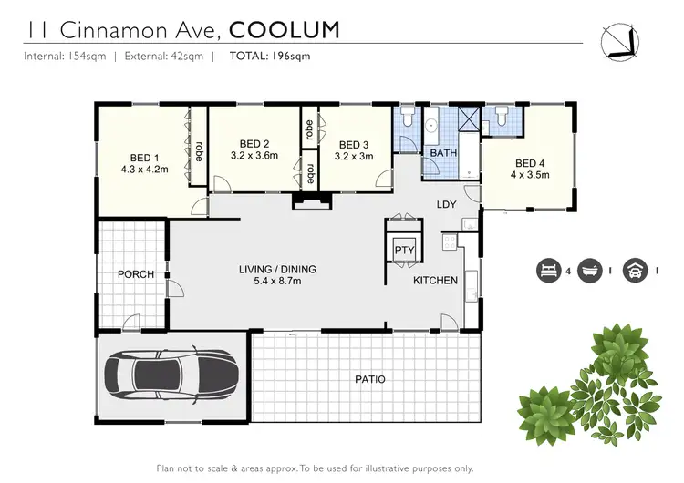 Floorplan of Homely house listing, 11 Cinnamon Avenue, Coolum Beach QLD 4573