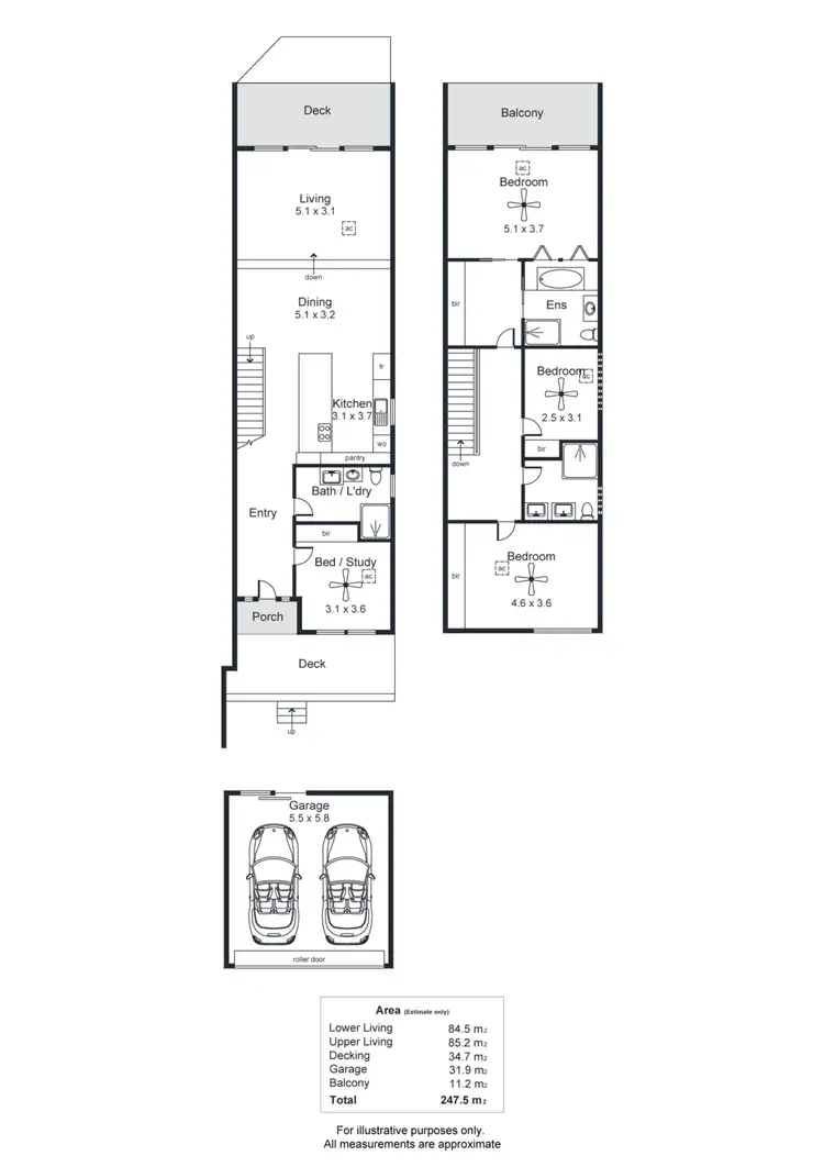 Floorplan of Homely house listing, 3/17 Seaview Road, West Beach SA 5024