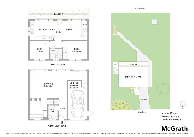 Floorplan of Homely house listing, 3 Kalua Drive, Chittaway Bay NSW 2261