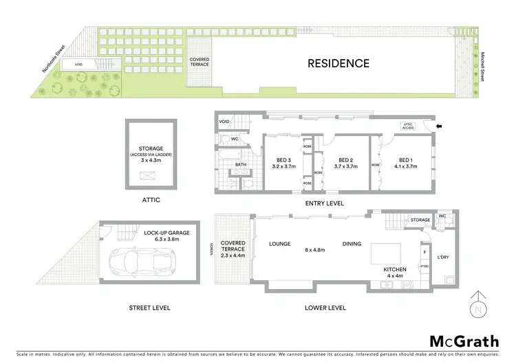 Floorplan of Homely house listing, 60 Mitchell Street, Naremburn NSW 2065