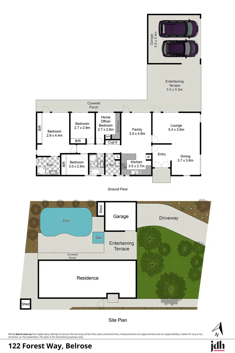 Floorplan of Homely house listing, 122 Forest Way, Belrose NSW 2085