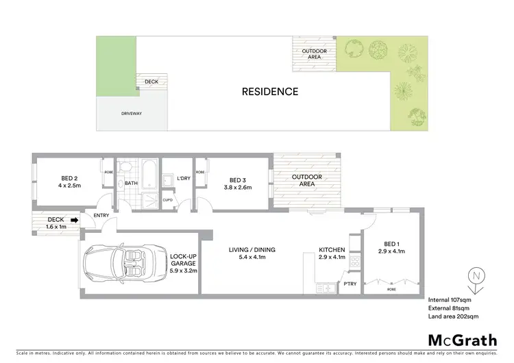 Floorplan of Homely unit listing, 2/40 Spencer Street, Sebastopol VIC 3356