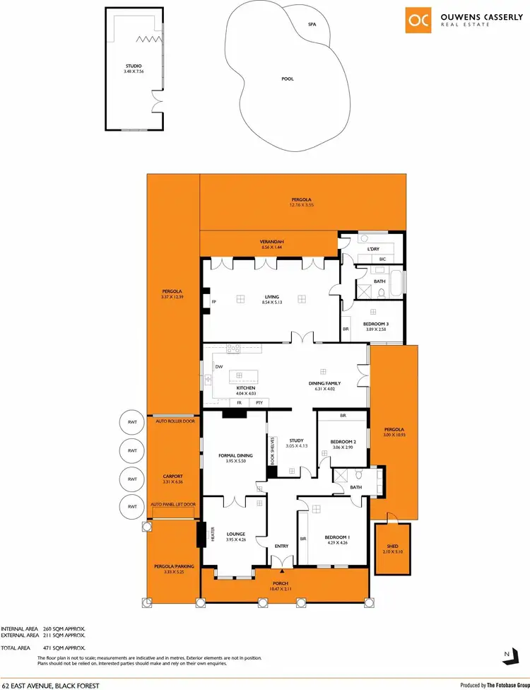 Floorplan of Homely house listing, 62 East Avenue, Black Forest SA 5035