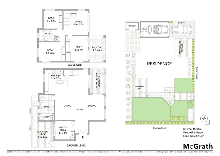 Floorplan of Homely house listing, 276 Morrison Road, Putney NSW 2112