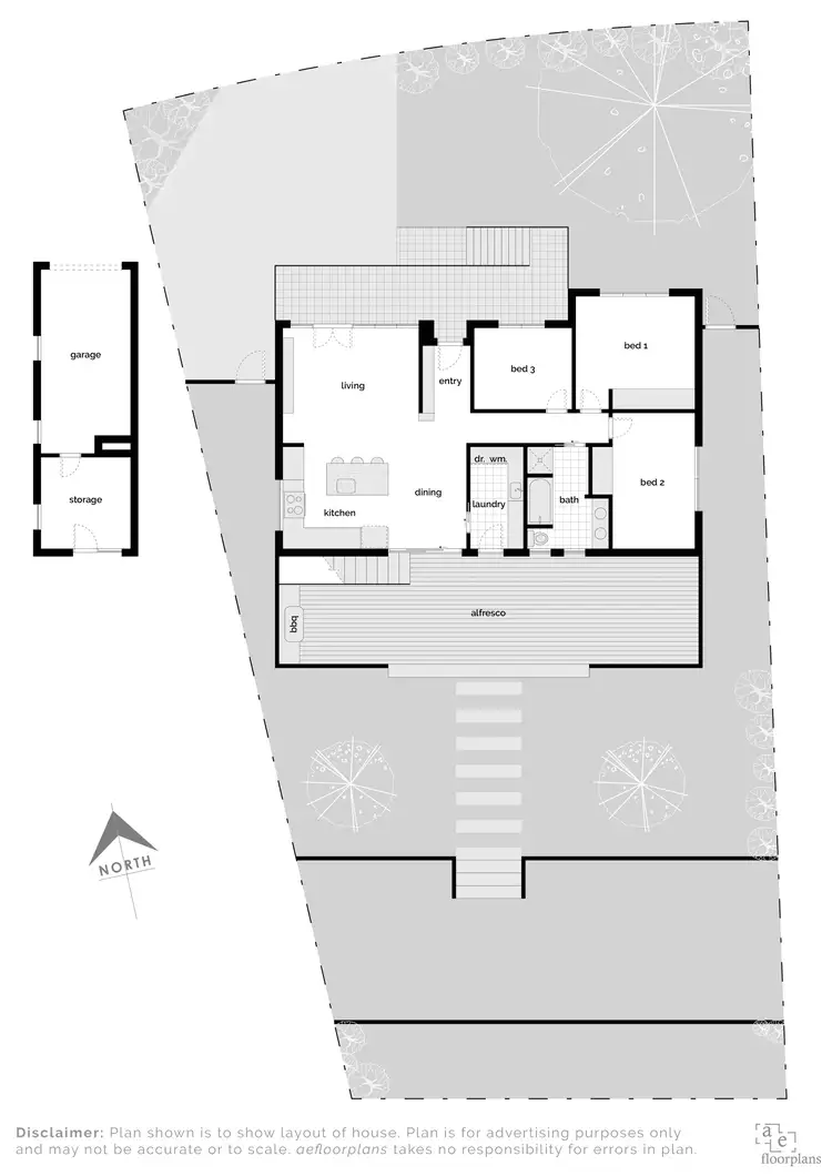 Floorplan of Homely house listing, 16 Caley Crescent, Narrabundah ACT 2604