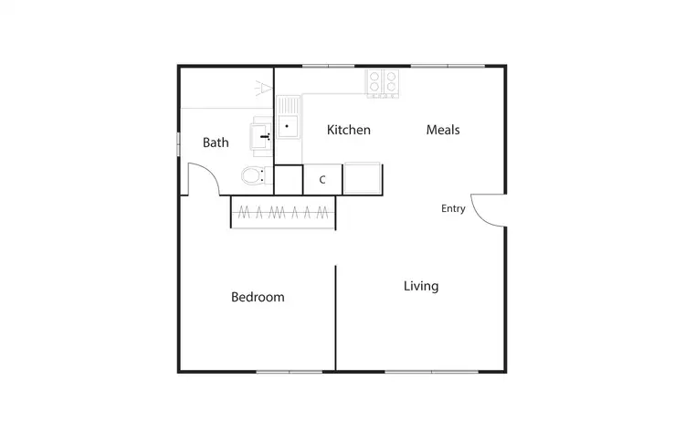 Floorplan of Homely apartment listing, 29/3 Waddell Place, Curtin ACT 2605