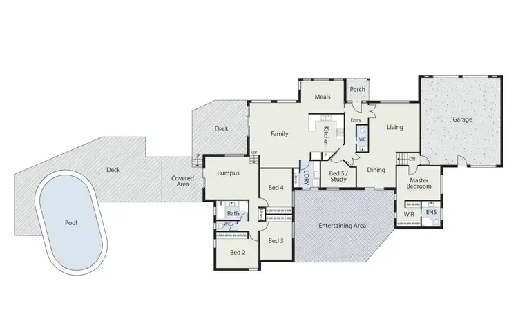 Floorplan of Homely house listing, 15 Loxton Place, Dunlop ACT 2615