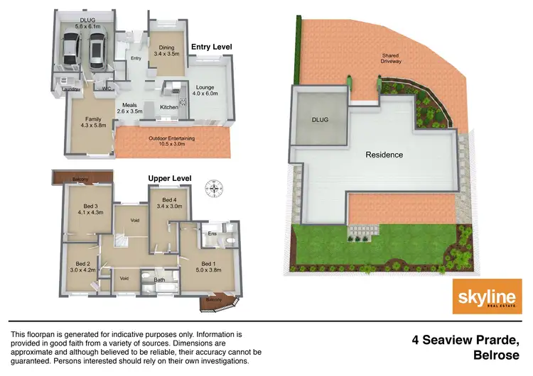 Floorplan of Homely house listing, 4 Seaview Parade, Belrose NSW 2085