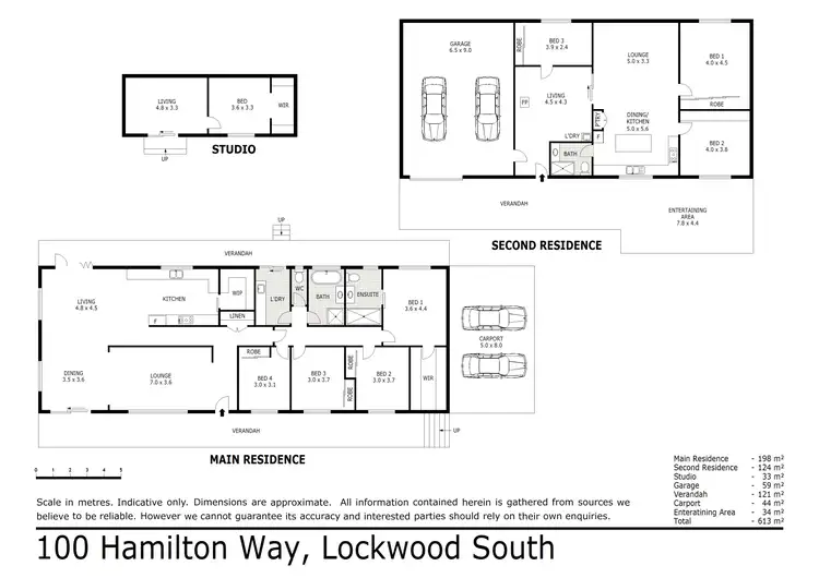 Floorplan of Homely house listing, 100 Hamilton Way, Lockwood South VIC 3551