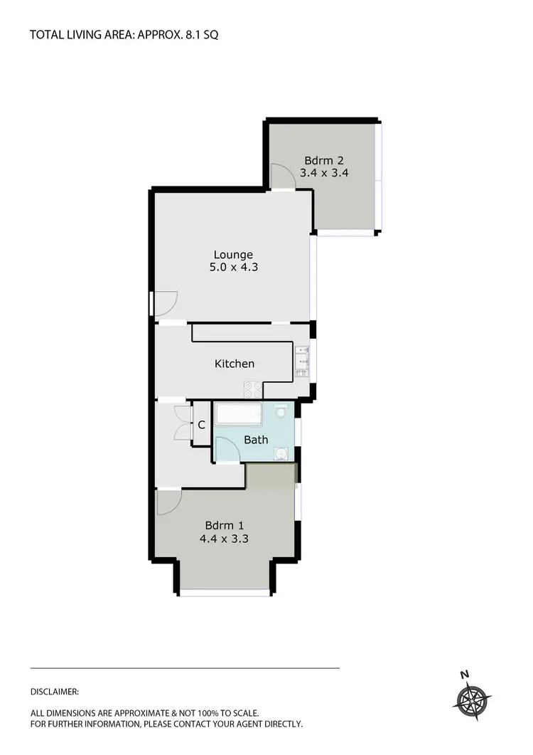 Floorplan of Homely unit listing, 10/412 Drummond Street North, Ballarat Central VIC 3350