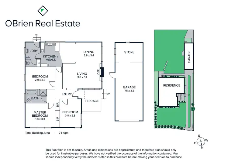 Floorplan of Homely house listing, 6 Claude Street, Bentleigh East VIC 3165