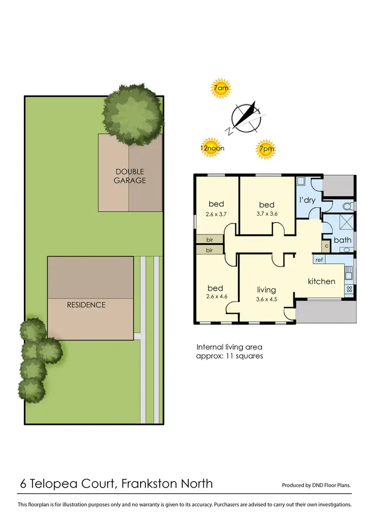 Floorplan of Homely house listing, 6 Telopea Court, Frankston North VIC 3200