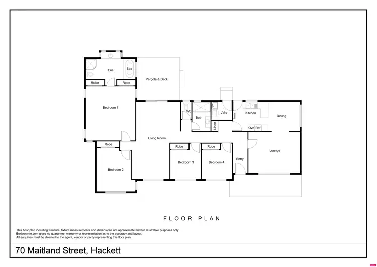 Floorplan of Homely house listing, 70 Maitland Street, Hackett ACT 2602