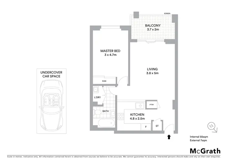 Floorplan of Homely unit listing, 4115/10 Porter Street, Ryde NSW 2112