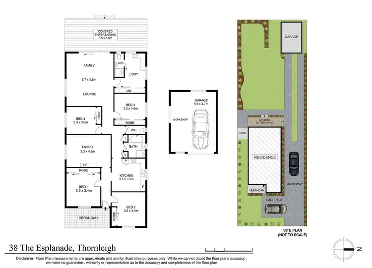 Floorplan of Homely house listing, 38 The Esplanade, Thornleigh NSW 2120