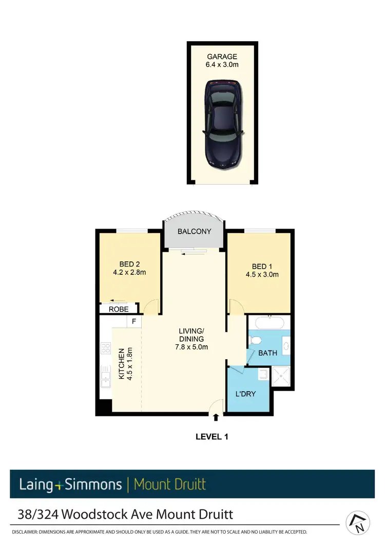 Floorplan of Homely unit listing, 38/324 Woodstock Avenue, Mount Druitt NSW 2770