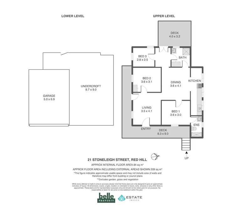 Floorplan of Homely house listing, 21 Stoneleigh Street, Red Hill QLD 4059