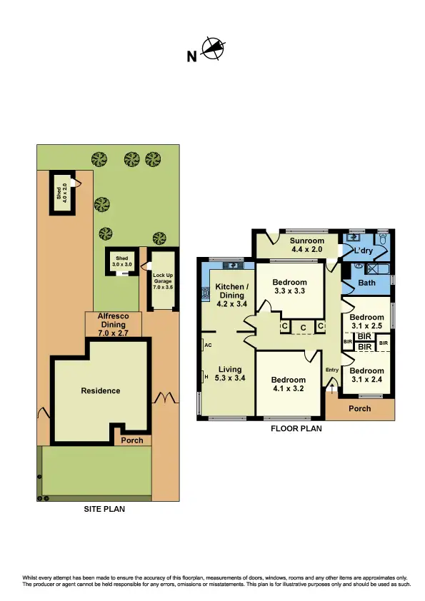 Floorplan of Homely house listing, 18 Tribe Street, Sunshine VIC 3020