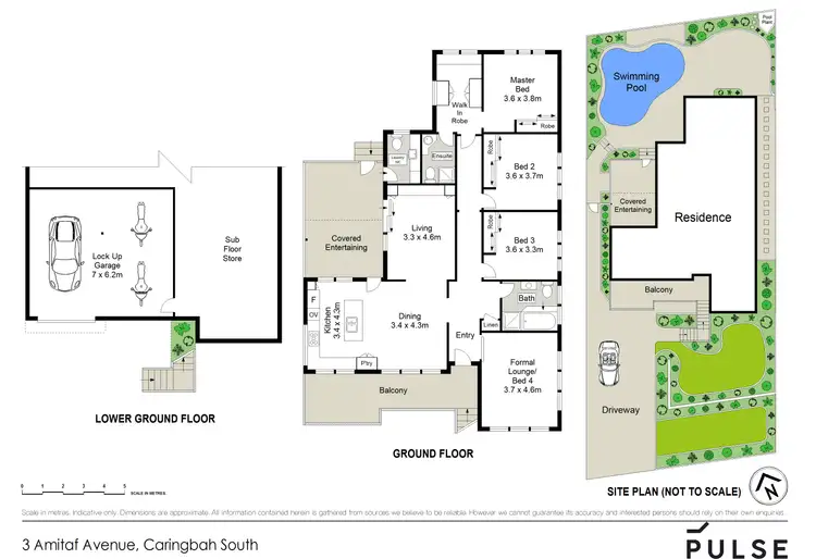 Floorplan of Homely house listing, 3 Amitaf Avenue, Caringbah South NSW 2229