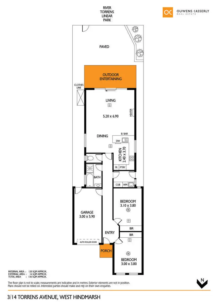 Floorplan of Homely house listing, 3/14 Torrens Avenue, West Hindmarsh SA 5007