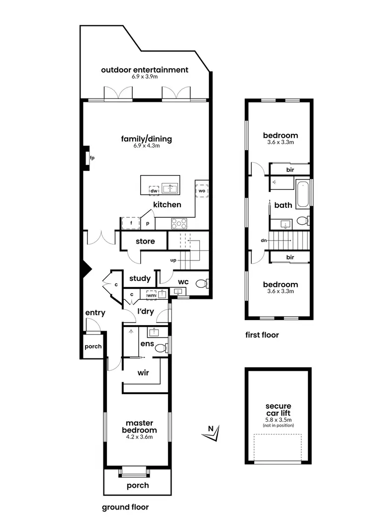 Floorplan of Homely house listing, 1/79 Princes Street, Williamstown VIC 3016