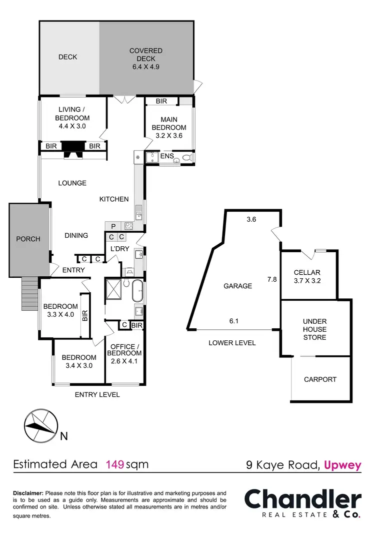 Floorplan of Homely house listing, 9 Kaye Road, Upwey VIC 3158
