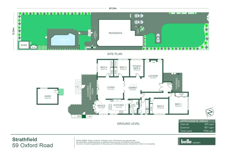 Floorplan of Homely house listing, 59 Oxford Road, Strathfield NSW 2135