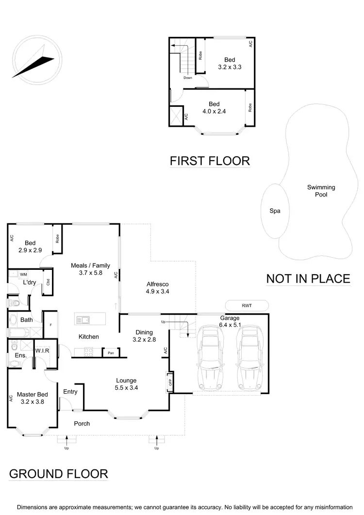 Floorplan of Homely house listing, 96 Milpera Crescent, Wantirna VIC 3152