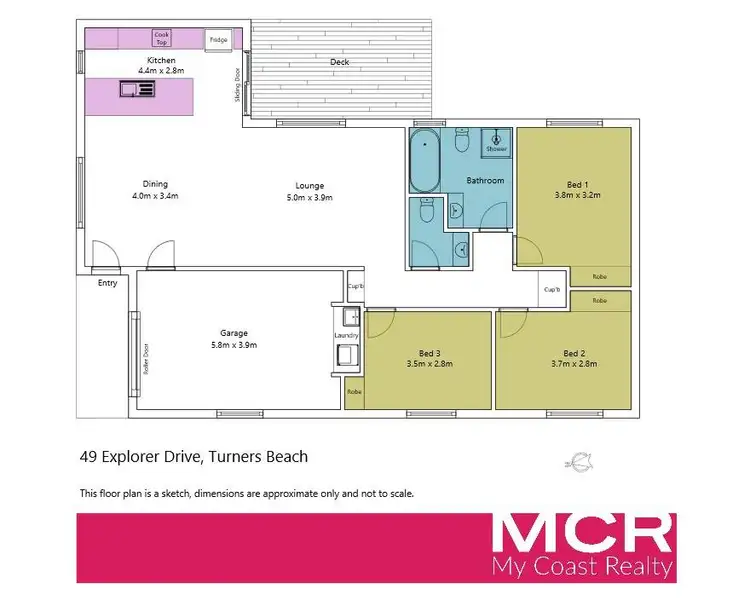 Floorplan of Homely townhouse listing, 49 Explorer Drive, Turners Beach TAS 7315