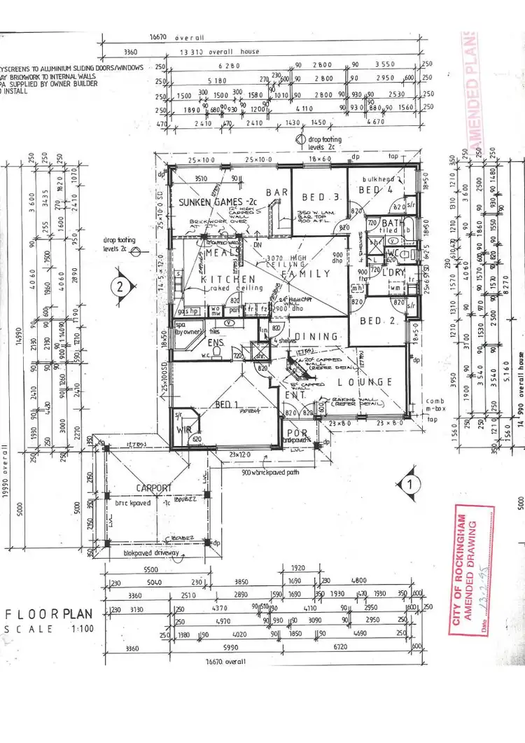 Floorplan of Homely house listing, 14 Camargue Green, Secret Harbour WA 6173